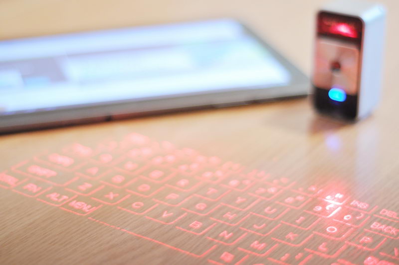 laser projection keyboard