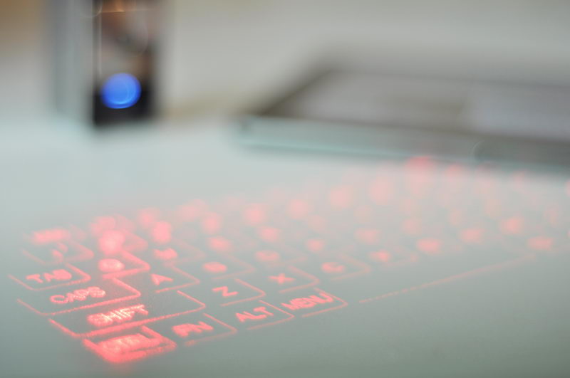 Laser Projection Keyboard