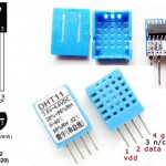 Temperature Sensors DS18B20 and DHT11 with Atmega8