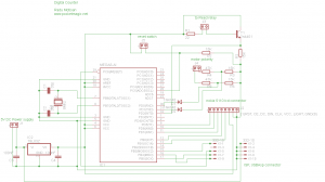 digital counter reed switch circuit diagram