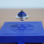 Magnetic gyroscope levitation